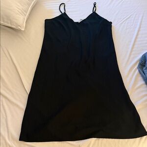A New Day Black Slip Dress